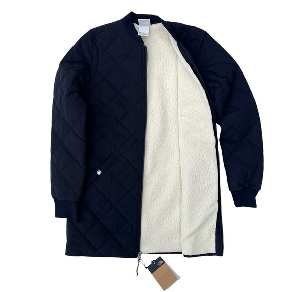 The North Face Cuchillo Parka Women’s Size Small Blue Quilted Fleece New NWT - Picture 5 of 12